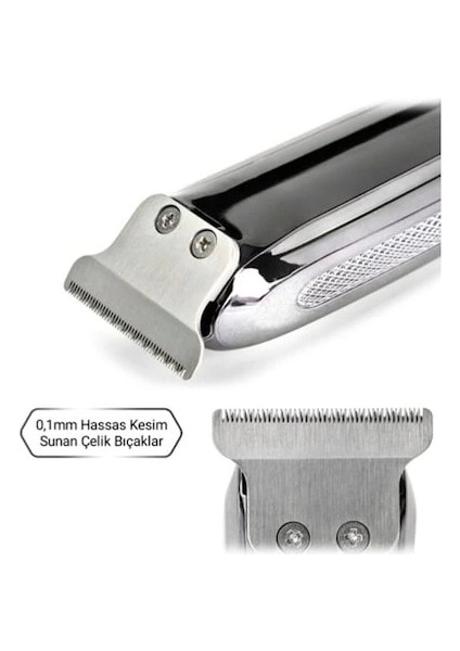 Artıtech Şarjlı Traş Makinesi Saç Sakal Kesme Ense Vücut Kılı Çizim Epilasyon Öncesi Tüy Kısaltma AR-605 indirimleri