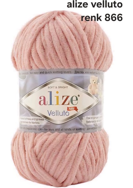 Alize Velluto Renk 866