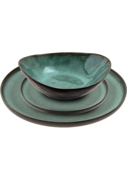 Montane Green 6 Kişilik 18 Parça Yemek Takımı