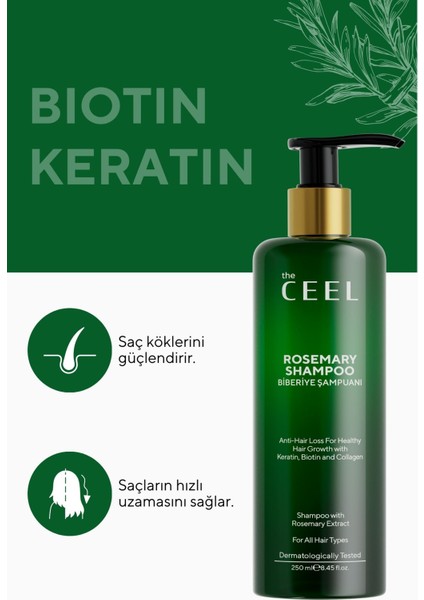 Biberiye Şampuanı Hızlı Uzamaya Yardımcı Keratin BiotinKolajen Özlü 250 ml fiyatları