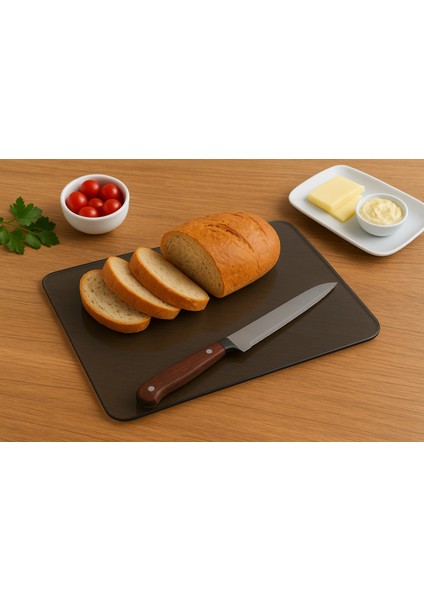 Cam Kesme Tahtası 20X30 cm Temperli 4mm – Füme fiyatları