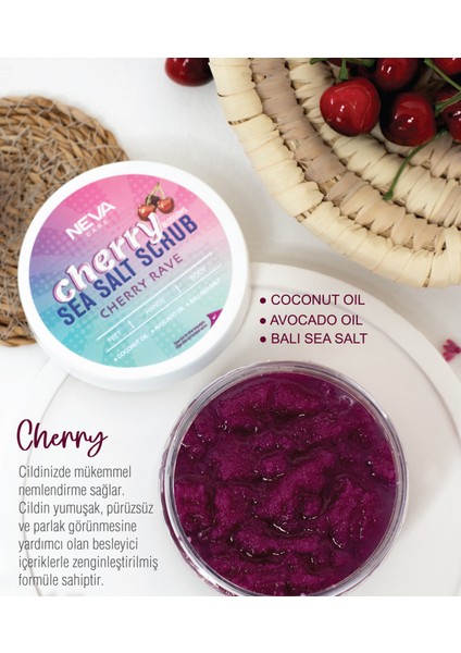 Cherry Sea Salt Scrub (Arındırıcı Vücut Peelingi) 350 G fiyatları