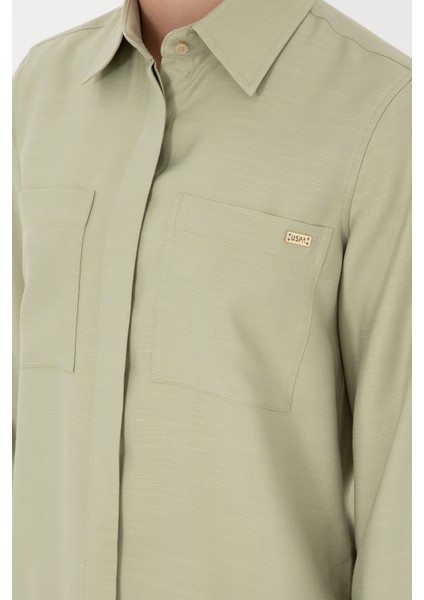 Kadın Açık Haki Gömlek Tunik 50293568-VR183