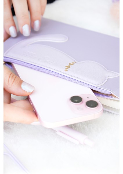 Geçmeli Kedili Vegan Kapak 13X18CM Çizgili Defter fiyatları