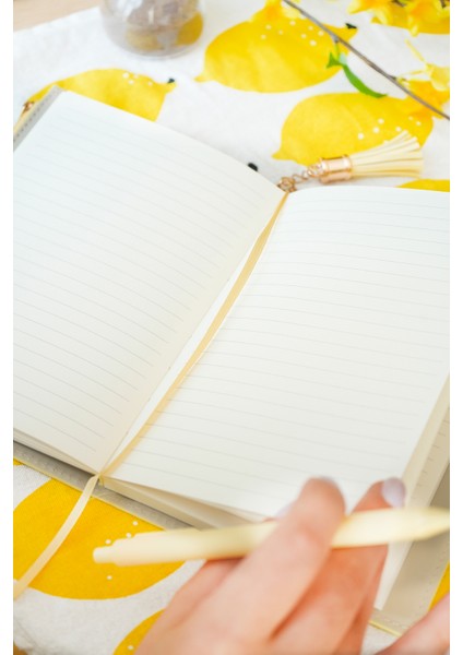 Geçmeli Kedili Vegan Kapak 13X18CM Çizgili Defter modelleri