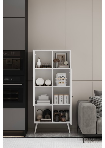 Lumen Çok Amaçlı Mdf Beyaz Kiler-Mutfak Dolabı 160X70 cm modelleri
