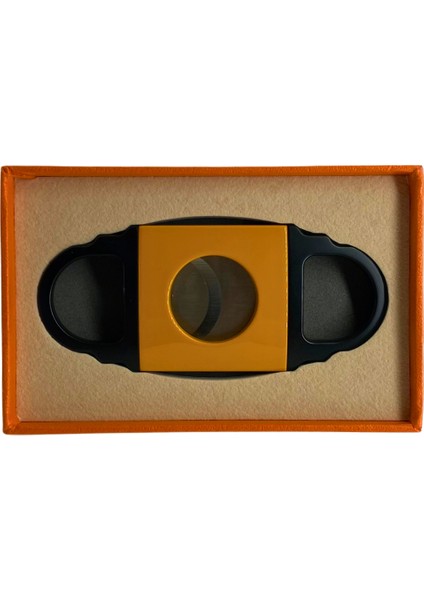 QNN Deri Kılıflı Sarı Puro Kesici modelleri