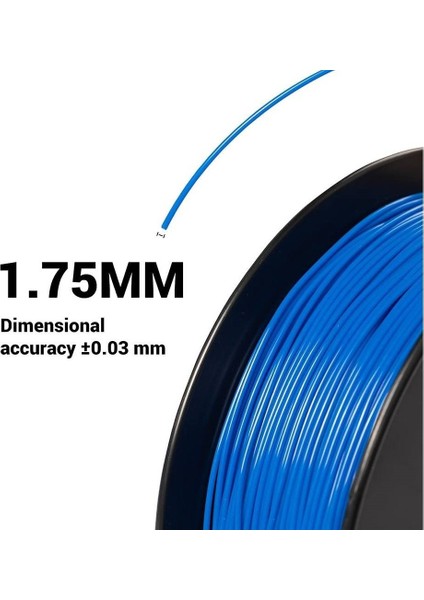 Petg Mavi 3D Yazıcı Filamenti 1.75MM 1kg indirimleri