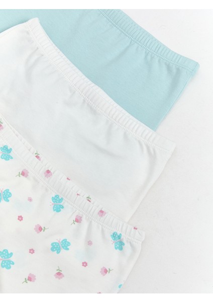 Yeni Sezon Baskılı Kız Çocuk Boxer 3'lü modelleri