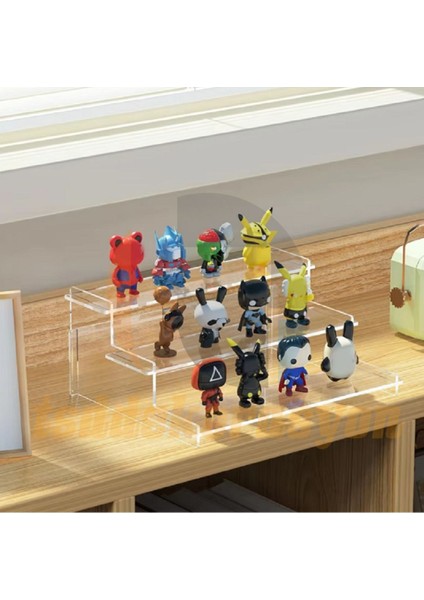 Parfüm Kozmetik Ekran Standı Cupcake Tutucu Yatak Odası Organizatör Merdiven Şekli Vitrin Rafı L modelleri