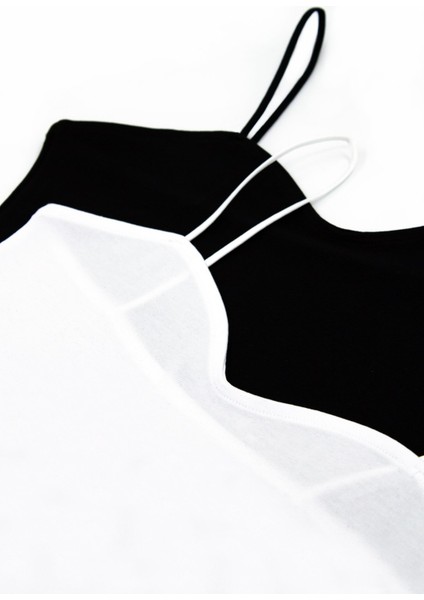 Kadın Atlet Ip Askılı Kalp Yaka (%96 Pamuk - %4 Elastan) indirimleri