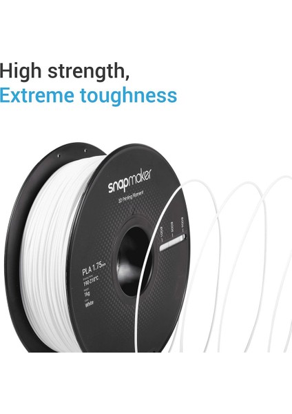 Pla Beyaz 3D Yazıcı Filamenti 1.75MM 1kg fiyatları