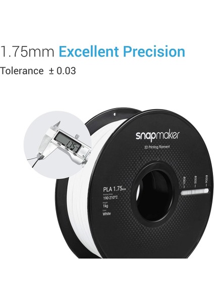 Pla Beyaz 3D Yazıcı Filamenti 1.75MM 1kg modelleri