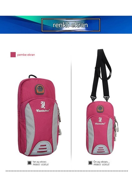 Açık Cep Telefonu Kol Bileklik Omuz Çantası (Yurt Dışından)