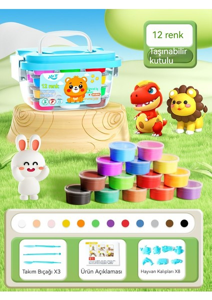 Ultra Hafif Kil Çocuk Kauçuk Rengi Kil El Yapımı Diy (Yurt Dışından)