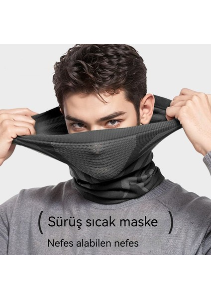 Erkek Kışbisiklet Maskesi Sonbahar ve Kışsoğuk Geçmez, Sıcak ve Nefes Alabilen (Yurt Dışından) modelleri