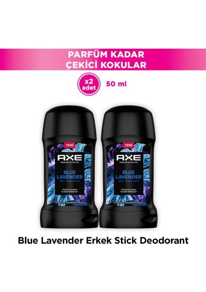 Premium Collection Erkek Stick Deodorant Blue Lavender 50 ml X2