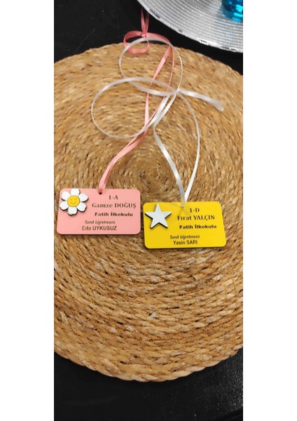 Ahşap Ilkoku Is E Özel Yaka Kartlığı Istediğimiz Renk 10 Adet