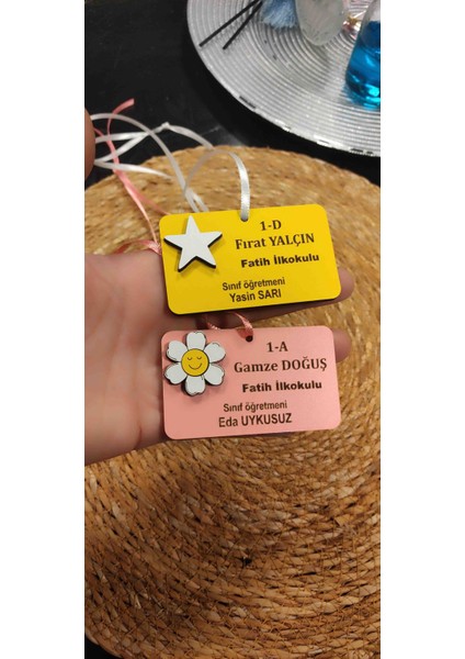 Ahşap Ilkoku Is E Özel Yaka Kartlığı Istediğimiz Renk 10 Adet fiyatları