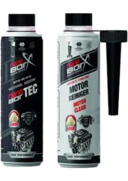 Nanoborx Motor Yağ Katkısı- Motor Içi Temizleme (300 Ml)