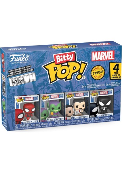 Bitty Pop: Marvel - Spider-Man 4'lü Paket