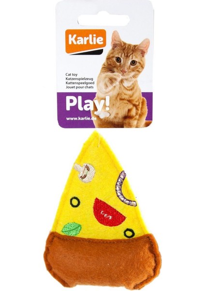 Peluş Kedi Oyuncağı Pizza 10,5 cm Sarı fiyatları