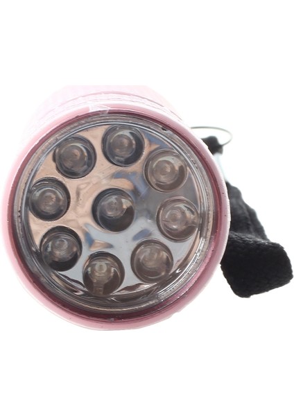 10X Dış Mekan Mini Pembe Kauçuk Kaplamalı 9-Led El Feneri (Yurt Dışından) modelleri