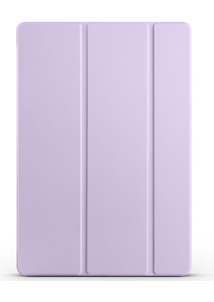 Galaxy Uyumlu Tab S10 Fe Plus Zore Smart Cover Kalem Bölmeli Standlı 1-1 Kılıf-Lila