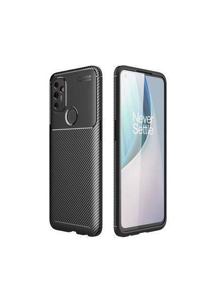 One Plus Nord N100 Kılıf El Izi Yapmayan Yüksek Kaliteli Silikondan Üretilmiş Premium Kapak Rcv/negro