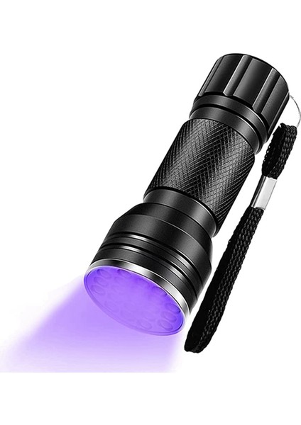 Hyqzltca 2x Uv Siyah Işık El Feneri 21 LED El Feneri Dedektörü Köpek Evcil Hayvan Idrar El Uv Siyah Işıklı Fener Lekeler Için (Yurt Dışından) fiyatları