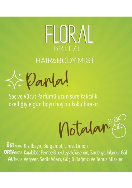 Floral Breeze Hair & Body Mist (Saç & Vücut Spreyi) 100 ml fiyatları