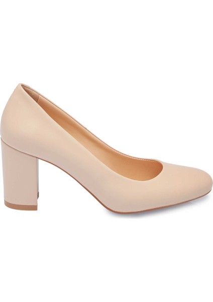 Nude Hakiki Deri Kadın Topuklu Ayakkabı - K25I1AY67794-Q0C modelleri