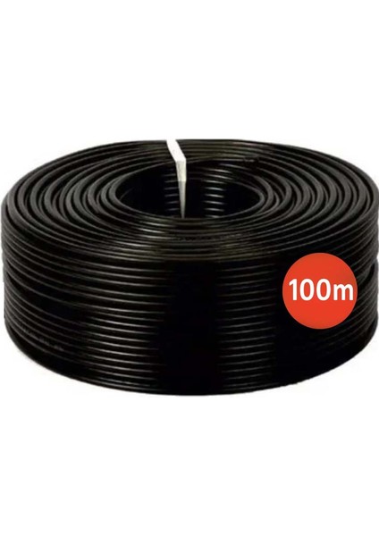 Has Ttr Bakır Enerji Kablosu 3x1,5 100 Metre Siyah Renk