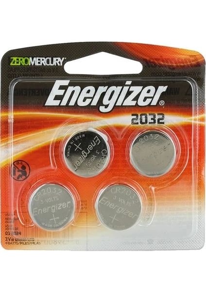 Lithium CR2032 Bp 4 Lü 7638900377620