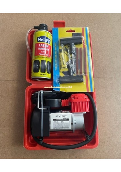 y 12VOLT Mini Kompresör Güçlü Araç Kompresörü Lastik Tamir Seti fiyatları