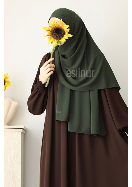 Elif Büyük Boy Şal 70X220 Haki