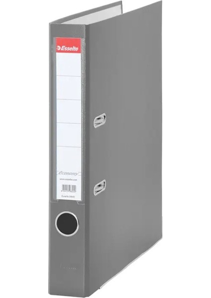 Büro Klasörü, Ekonomik Dar, 330 Sayfa A4 Kapasiteli, Gri