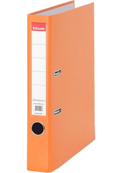 Büro Klasörü, Ekonomik Dar, 330 Sayfa A4 Kapasiteli, Turuncu