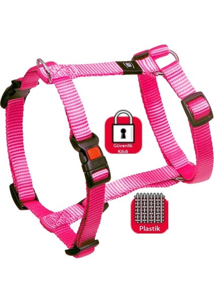 Kilitli Göğüs Tasma Xl 90-120Cm Pembe fiyatları