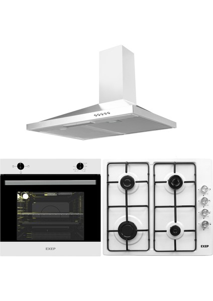 Basıc Beyaz Ankastre Set (ED400-EO330-EF200)