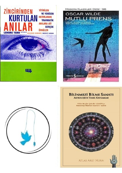 Zincirinden Kurtulan Anılar - Yitirilen ve Yeniden Hatırlanan Travmatik Anılara Ait Gerçek Öyküler + Bilinmezi Bilme + Mutlu Prens + Uçan Kuş Ayraç (Bu Set Yeni ve Eski Kitaplardan Oluşmaktadır)