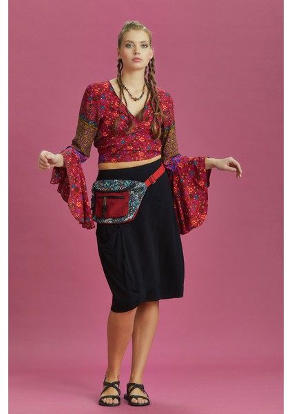 Ispanyol Kol Crop Bluz fırsatları