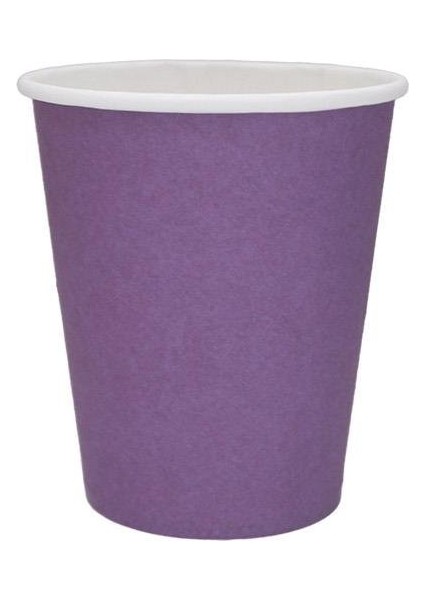 Karton Tabak Bardak Set Doğum Günü Parti Seti Mor 8 Adet fırsatları