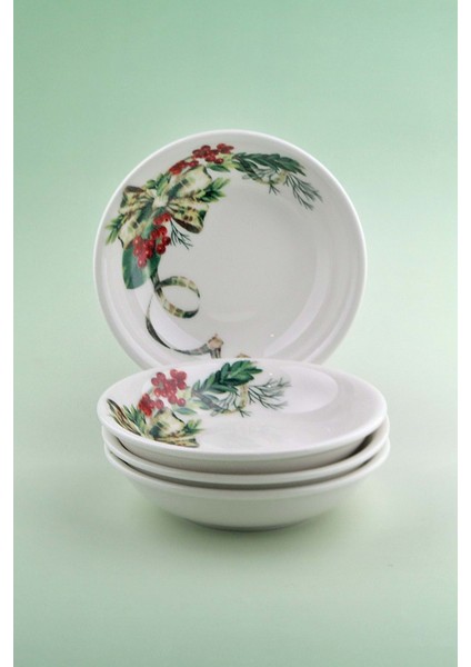 Green Bow 4 Parça Porselen Çerezlik fiyatları