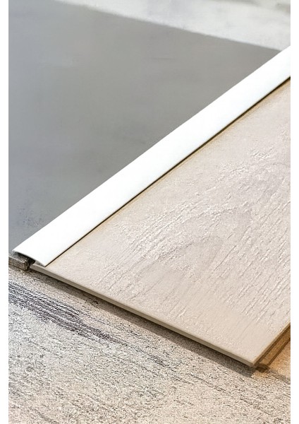 Alüminyum Beyaz Kapı Eşik Profili Parke Kapı Altı Çıtası Yapışkanlı 90 cm