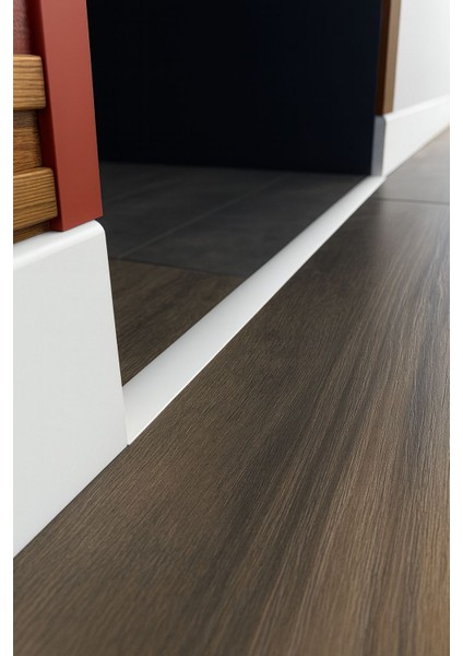 Alüminyum Beyaz Kapı Eşik Profili Parke Kapı Altı Çıtası Yapışkanlı 90 cm modelleri