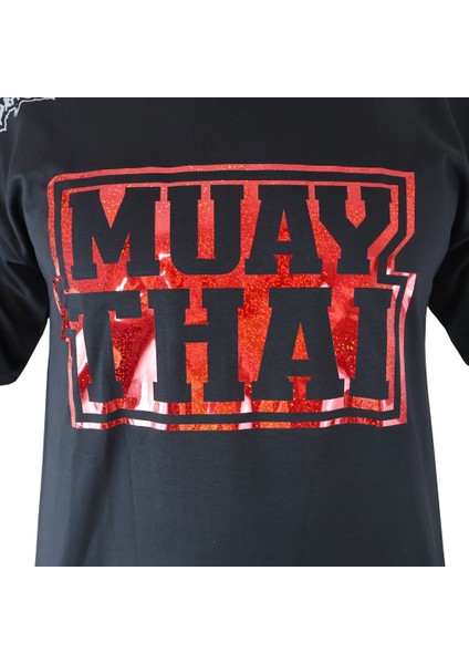 TX8523 Muaythai Tişört Parlak Kırmızı Baskılı Muay Thai Tişörtü fiyatları