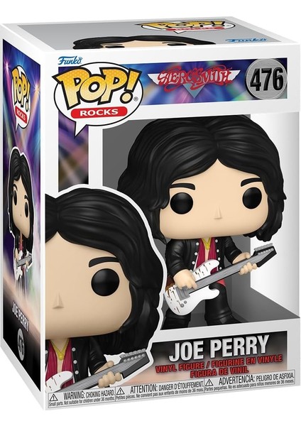 Pop Rocks: Aerosmith - Joe Perry With White Guitar