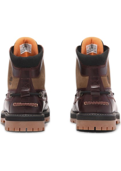BRITTON ROAD MID LACE UP BOOT Erkek Burgundy Full Grain Bot TB0A697HEIW1 fırsatları