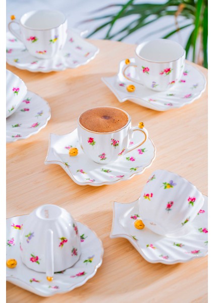 Ladurée 6 Kişilik Kahve Fincan Takımı - 75 ml